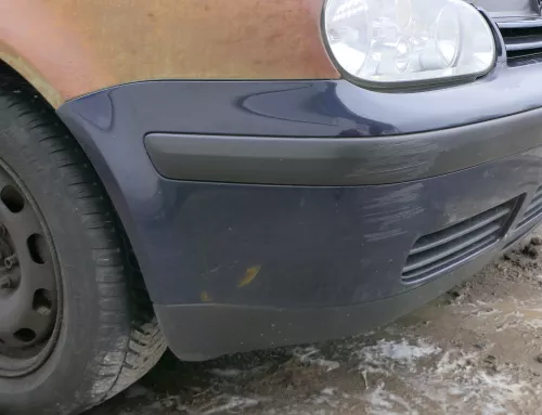 VW Golf 4 1J Stoßstange vorne Stoßfänger vorn blau LA5G (180053)