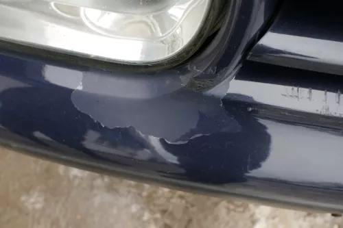 VW Golf 4 1J Stoßstange vorne Stoßfänger vorn blau LA5G (180053)