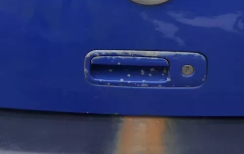 VW Golf 4 Limousine Heckklappe Kofferraumklappe Klappe hinten blau LW5Z-ohneAnb (180057)