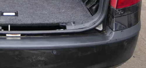 Skoda Octavia 1Z Combi Stoßstange hinten Heckstoßstange schwarz LF9R PDC (180190)