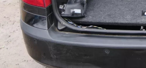 Skoda Octavia 1Z Combi Stoßstange hinten Heckstoßstange schwarz LF9R PDC (180190)