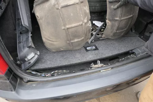 Skoda Octavia 1Z Combi Stoßstange hinten Heckstoßstange schwarz LF9R PDC (180190)