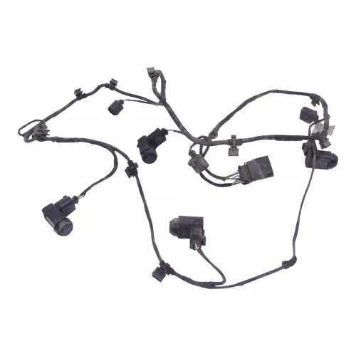 4x Seat Altea 5P Einparkhilfe PDC Kabelbaum Parksensoren hinten schwarz LS9N