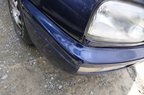 VW Golf 3 auch Cabrio Stoßstange vorne Stoßfänger vorn lackiert nlau LC5U (180210)