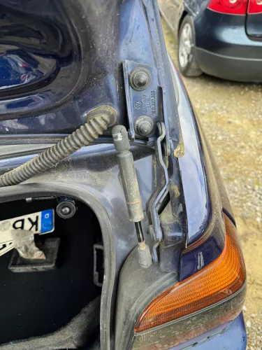 2x Golf 3/4 Cabrio 1E Dämpfer Heckklappe hinten links rechts Scharnier blau LC5U (180214)