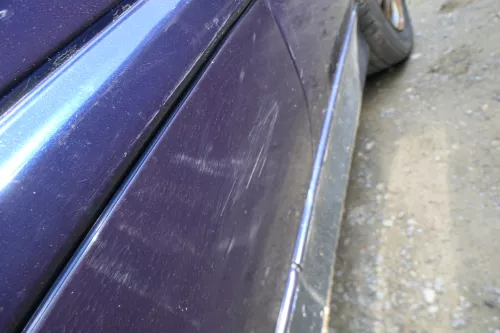 VW Golf 3 4 1E Cabrio Tür vorne rechts Beifahrertür blau LC5U - ohne Anbauteile (180216)