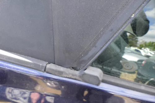 VW Golf 3 & 4 1E Cabrio Dach Scheibe Verdeck schwarz elektrisch - Mängel (180254)