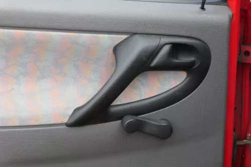 1x Polo 6N Türverkleidung Verkleidung Tür hinten links 4/5-Türer schwarz Griff (180286)