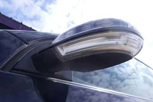 VW Golf 5 1K elektrischer Spiegel Außenspiegel links mit Blinker blau LA5G (180318)