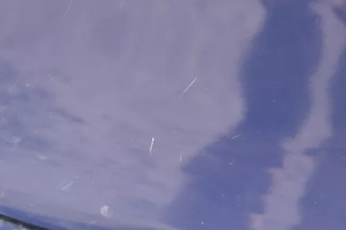 VW Golf 5 1K Limousine Stoßstange hinten Heckstoßstange blau LA5G (180323)