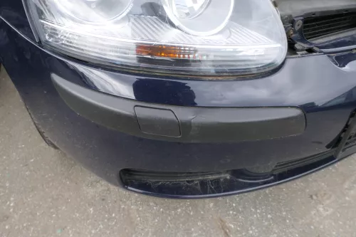 VW Golf 5 1K V Stoßstange vorne Frontoßstange Stoßfänger blau LA5G (180326)