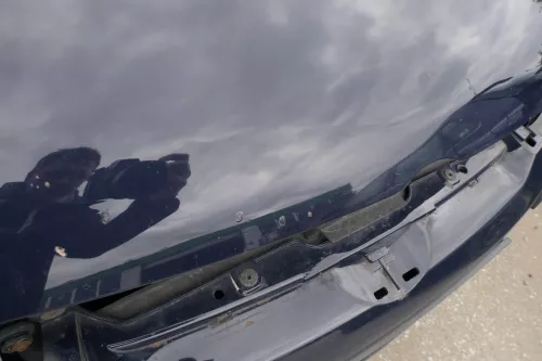 VW Golf 5 V 1K Motorhaube Haube Klappe vorne blau LA5G (180327)