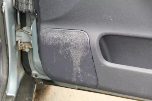 1x A3 8L Türverkleidung Verkleidung Tür vorne rechts 4/5-Türer maritimblau blau (180344)