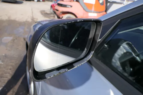 VW Passat 3B 3BG elektrischer Spiegel Außenspiegel links mit Glas schwarz matt. (180365)