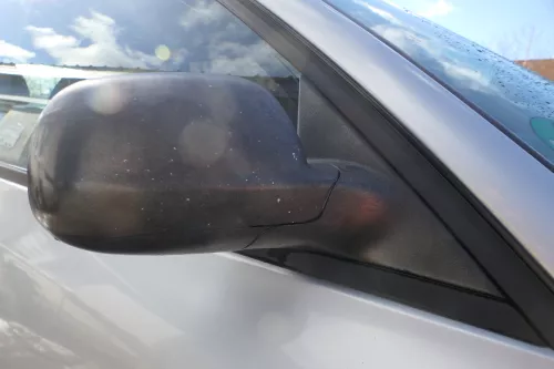 VW Passat 3B 3BG elektrischer Spiegel Außenspiegel rechts mit Glas schwarz matt.