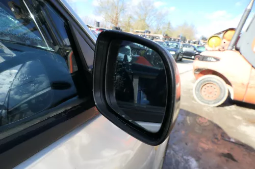 VW Passat 3B 3BG elektrischer Spiegel Außenspiegel rechts mit Glas schwarz matt. (180366)