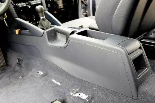 Audi A3 8P Mitteltunnel hinten Verkleidung um Handbremse Konsole - schwarz (180405)