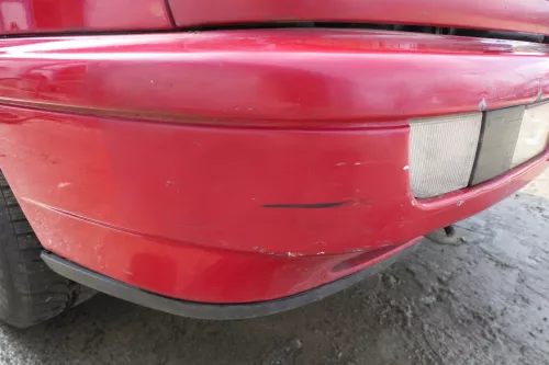 VW Passat 3A 35i Stoßstange vorne Frontstoßstange Pralldämpfer rot LY3D GL G (180450)