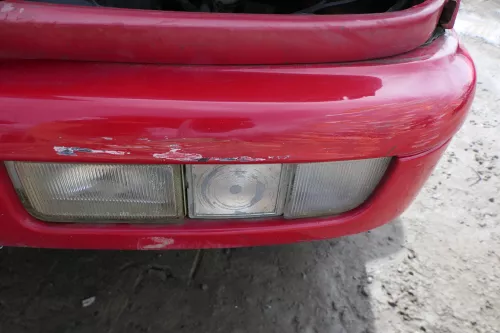 VW Passat 3A 35i Stoßstange vorne Frontstoßstange Pralldämpfer rot LY3D GL G (180450)