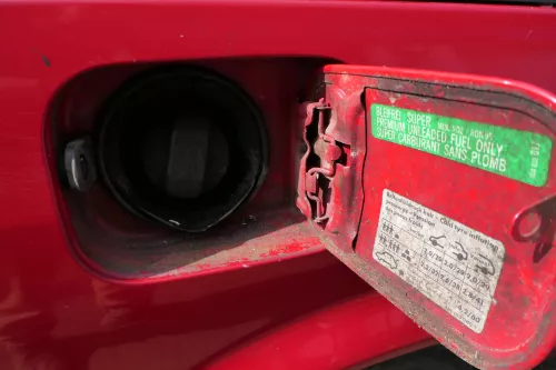 VW Passat 3A 35i Kombi Tankdeckel Klappe Tankklappe Deckel Tank rot LY3D (180453)