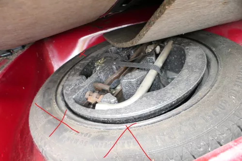 VW Golf 6 7  Plus Bordwerkzeug Pannenset Wagenheber für ( KEIN Ersatzrad Notrad