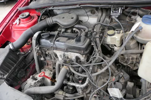 VW Golf 3 Passat 3A Halter Konsole 357199354 Träger 1,8 ABS ADZ AAZ AAM + Aufnah (180506)