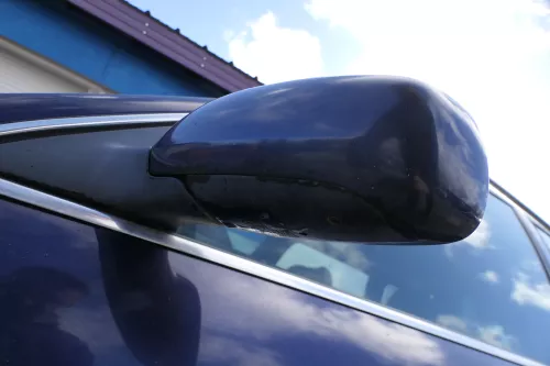 Audi A6 4B Spiegel Außenspiegel links elektrisch blau LZ5T + GLAS (180522)