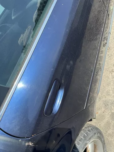 Audi A6 4B C5 Tür Türblatt hinten rechts blau LZ5T mit Rahmen (180533)