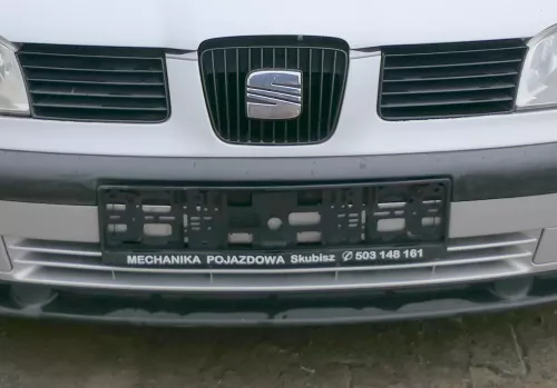 Seat Ibiza 6K Stoßstange Frontstoßstange vorne silber LS7N Facelift ab1999 Grill (180562)