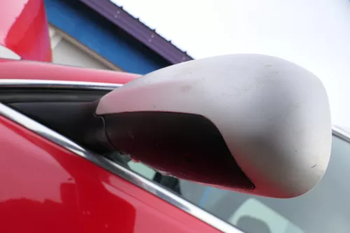 Audi A4 B5 Spiegel Außenspiegel links elektrisch grau Facelift Glas (180689)