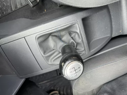 VW Polo 9N 9N3 Schaltknauf Schaltsack Schaltung 6Q1711113G United Leder schwarz (180798)