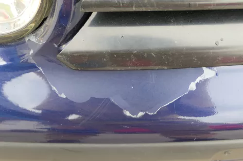 VW Golf 4 1J Stoßstange vorne Stoßfänger vorn blau LA5G (180850)