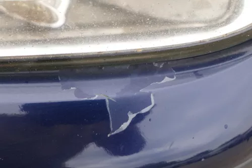 VW Golf 4 1J Stoßstange vorne Stoßfänger vorn blau LA5G (180850)