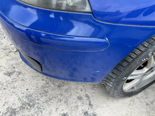 Seat Ibiza 6L Stoßstange Frontstoßstange vorne blau LS5G bis caAnfang2006 (180862)