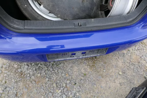 Seat Ibiza 6L Stoßstange Heckstoßstange hinten blau LS5G (180867)