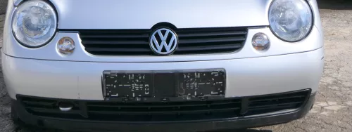 VW Lupo 6X Kühlergrill Grill Grillleiste vorne Leiste silber LA7W grau refl vorn