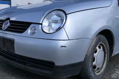 VW Lupo 6X Kühlergrill Grill Grillleiste vorne Leiste silber LA7W grau refl vorn (180897)