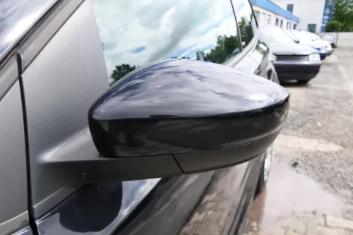 VW Polo 6R 6C elektrischer Spiegel Außenspiegel links außen schwarz LC9X