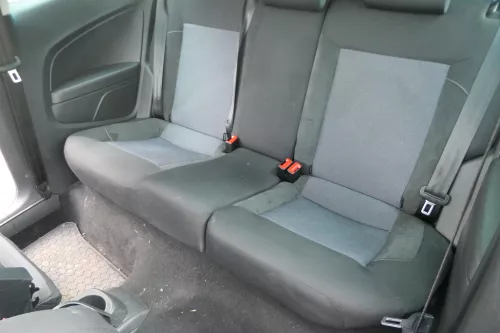 VW Polo 6R 6C Sitz Rückbank Sitzfläche Sitze 3 Punkt Gurt schwarz / titanschwarz (180963)