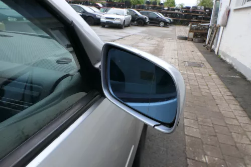 Golf 4 Bora elektrischer Spiegel rechts Außenspiegel grau silber LA7W Glas -GROß