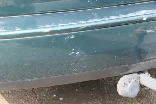 VW Golf 4 Bora Kombi Stoßstange hinten Heckstoßstange Stoßfänger grün LC6M (181041)