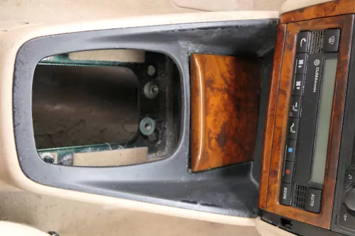 VW Golf 4 Bora Mittelkonsole Mitteltunnel um Schaltung 1J1863201D Beige besch (181056)