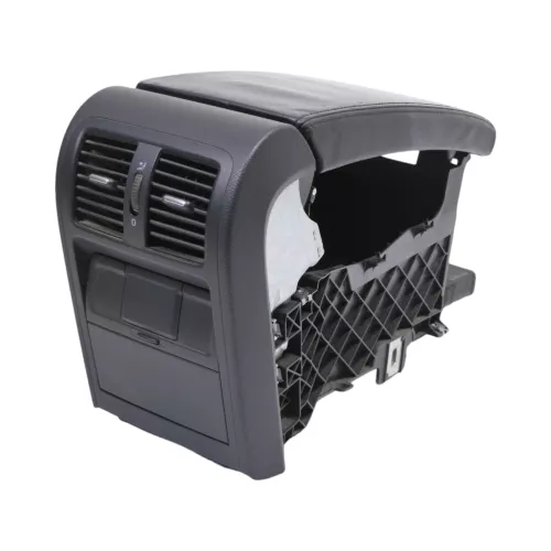 VW Passat 3C Mittelarmlehne Armlehne Fach Deckel Leder schwarz (181060)