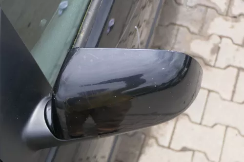 VW Polo 9N elektrischer Spiegel Außenspiegel links vorne schwarz LC9Z