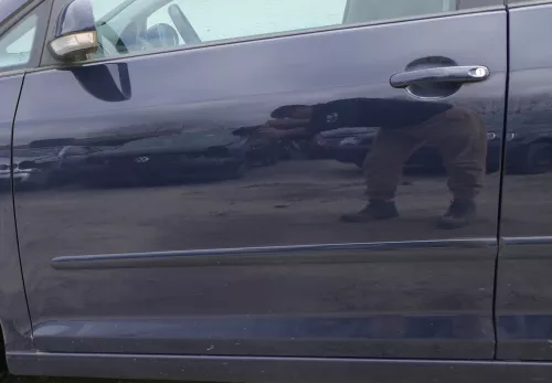 VW Golf Plus 5M Türblatt Tür vorne links Fahrertür blau LA5G - nur Türblatt