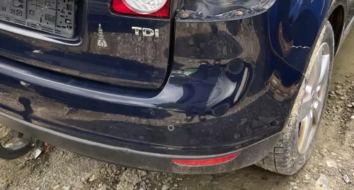 Golf 5 5M1 Plus Stoßstange hinten Heckstoßstange Stoßfänger blau LA5G PDC (181139)