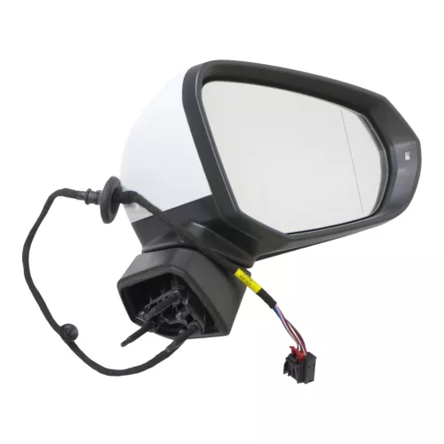 Q2 GA 81A Spiegel Außenspiegel rechts weiß LY9C anklappbar elektrisch +Glas  AZ1 (181188)