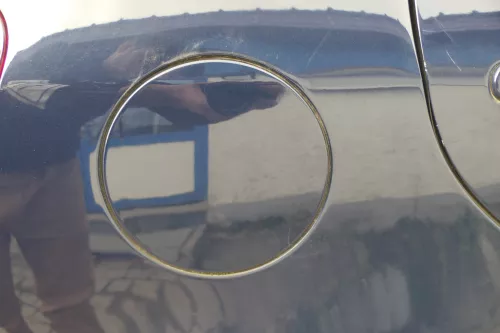 VW Golf Plus 5M1 V Tankdeckel Klappe Tankklappe Deckel Tank blau LA5G