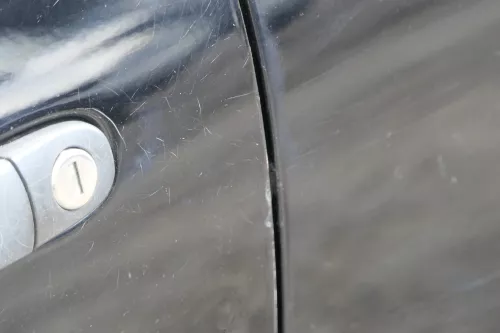 VW Polo 9N 9N3 Tür vorne links Fahrertür 2/3-Türer scharz L041 -ohne Anbauteile (181213)