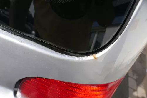 VW Lupo 6X Heckklappe Klappe Kofferraumklappe Scheibe silber LA7W grau (181283)